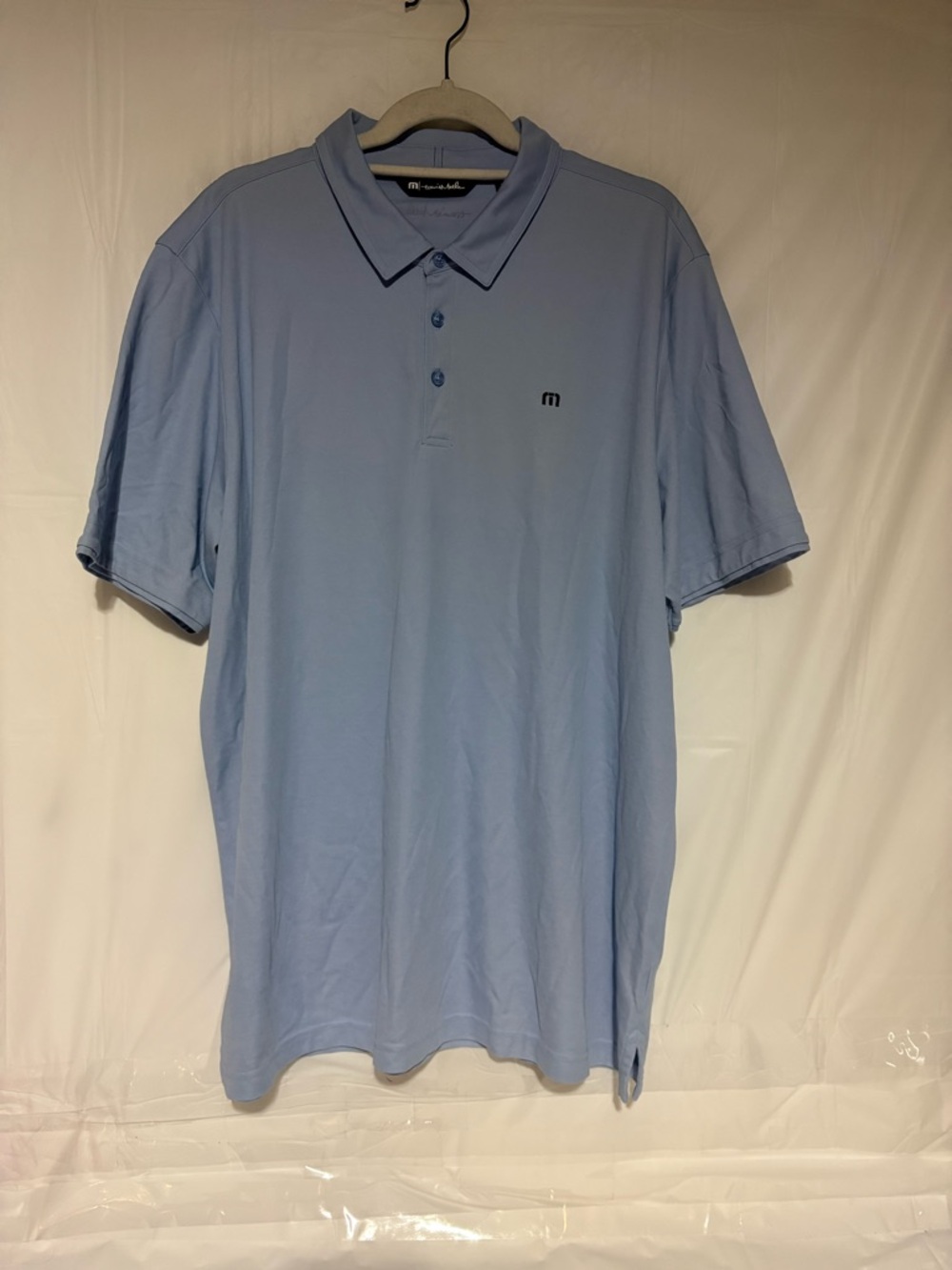 Travis Mathew Powder Blue Performance Polo